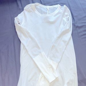 Lululemon long sleeve swiftly tech 2.0 white size 8